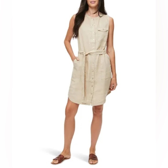 MICHAEL STARS NWOT BRADY LINEN DRESS - Picture 2 of 8